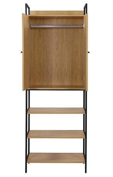 Garderobe TAPORA Beige - Holz teilmassiv - 42 x 220 x 80 cm