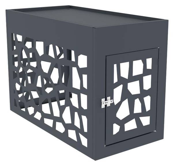 Abdeckung für Klimagerät KAZOMA Grau - Metall - 100 x 70 x 50 cm