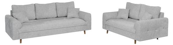 Sofa 2-Sitzer Sindre Hellgrau
