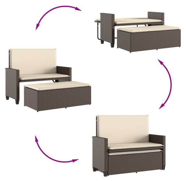 Gartenbank 3034170 Braun