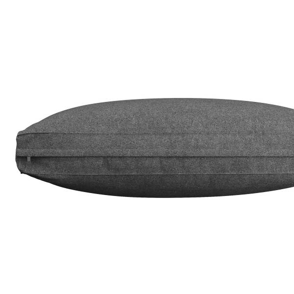 Ensemble jardin corde 4-pce Phanes Ⅳ Gris - Polyester - Tissu - Fer - Verre de sécurité - 122 x 78 x 184 cm