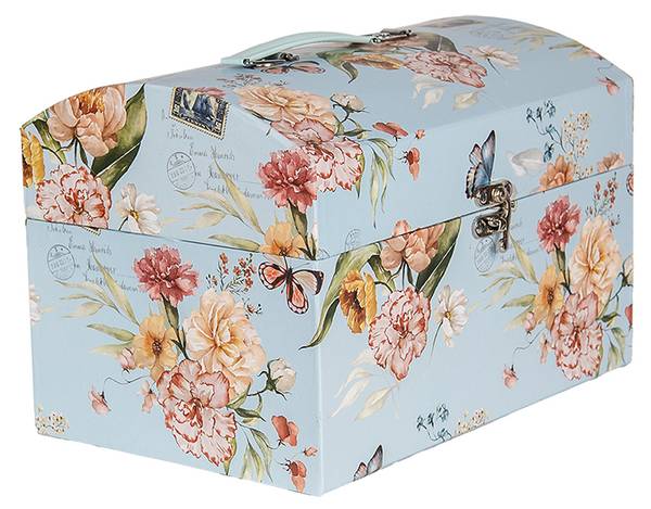 Dekoration Cosy Britta 3er Set Blau - Papier - 21 x 9 x 30 cm