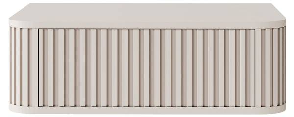 Nachtkonsole OVARLO Grau - Melamin - 64 x 21 x 38 cm