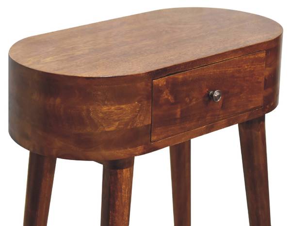 Console Albion Marron - Manguier - 60 x 78 x 30 cm
