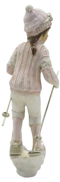 Figur Kind Weihnachten-Angel Pink - Kunststoff - 8 x 19 x 12 cm