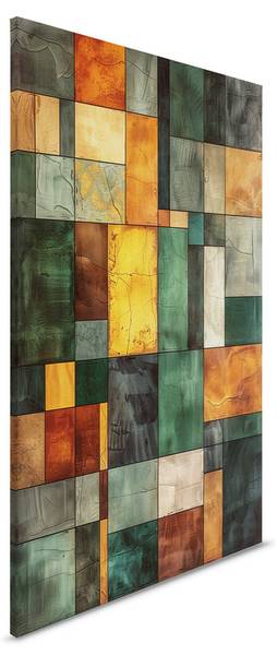 Leinwandbild Block Art Chess 80 x 120 cm