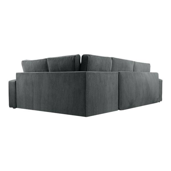 Ecksofa FJORDI Dunkelgrau