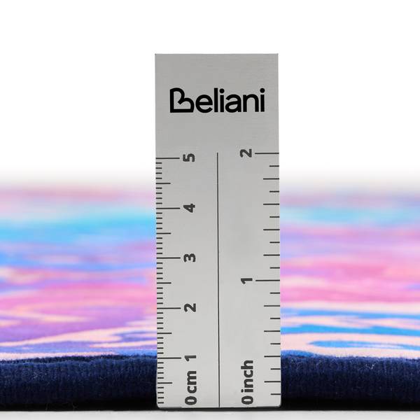 Teppich ORVELLA Blau - Pink - Violett - Textil - 200 x 300 cm