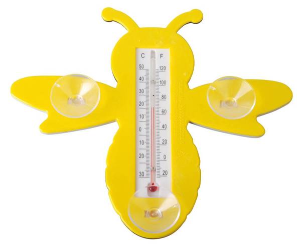 Thermometer TH59 Gelb - Kunststoff - 22 x 20 x 4 cm