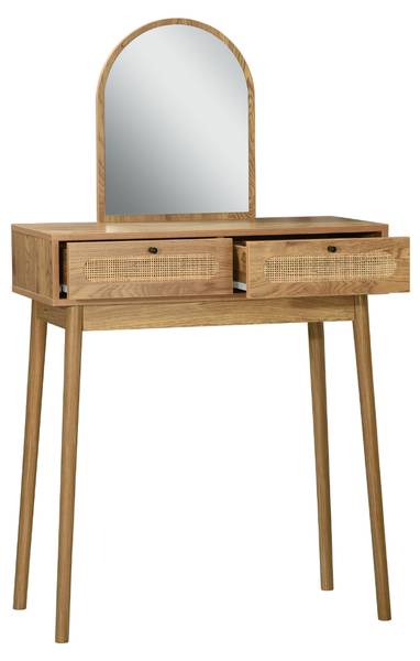 Schminktisch ALIA Braun - Holzwerkstoff - 39 x 140 x 80 cm