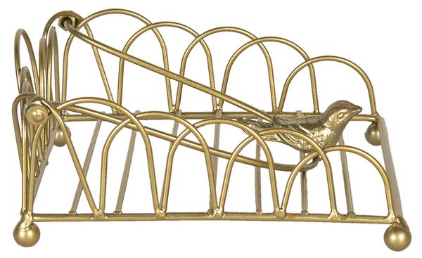 Serviettenhalter LOVING CHIC Gold - Metall - 20 x 9 x 20 cm
