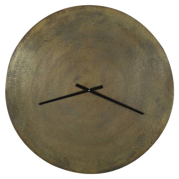 Horloge murale Licola Marron - Métal - 2 x 59 x 59 cm