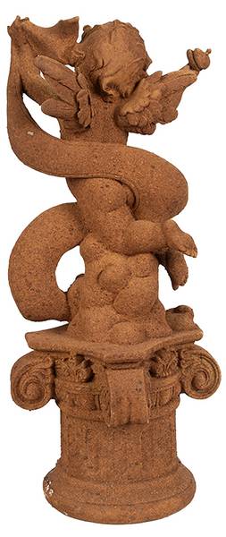 Dekorationsfigur Engel Xmas&Jaxxon Braun - Kunststoff - 13 x 30 x 13 cm