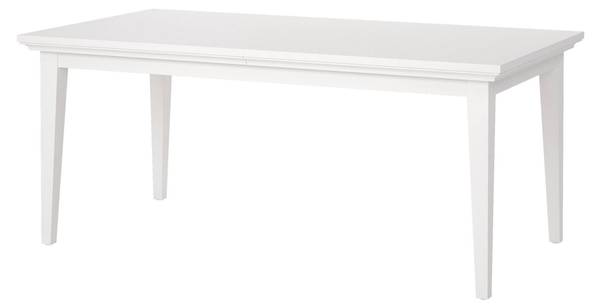 Esstisch Morgane Weiß - Holzwerkstoff - 180 x 76 x 95 cm