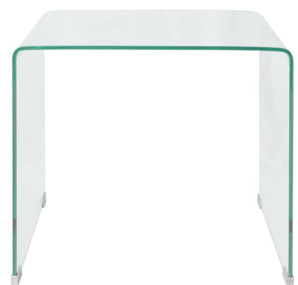 Table basse 244188 Verre clair - 50 x 45 x 50 cm