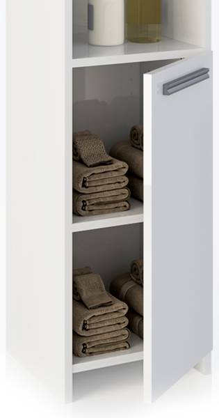 Badmöbel-Set Kiko 24064, 4er Set Reinweiß