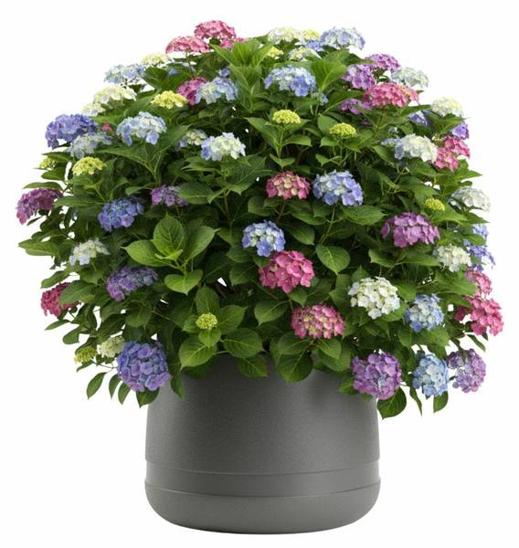 Blumentopf Luna Grau - 42 x 32 x 42 cm