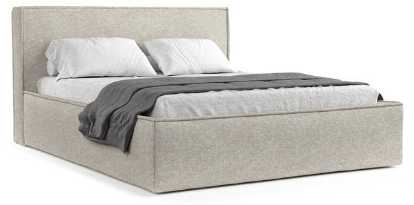 Polsterbett Lounge Beige - Grau - Liegefläche Breite: 180 cm