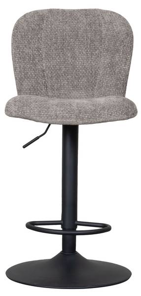 Barstuhl Vino Beige - Textil - 45 x 116 x 53 cm