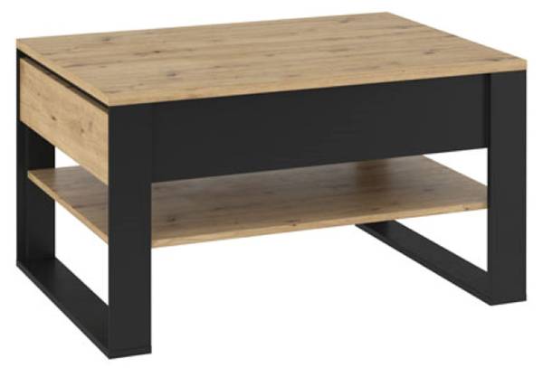 Couchtisch QUANT Braun - Holzwerkstoff - 100 x 55 x 70 cm