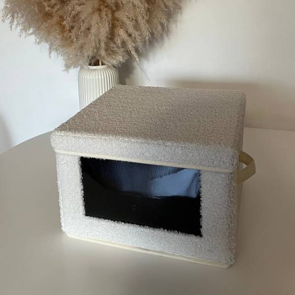 Aufbewahrungsbox 22185 Beige - Polyester - 28 x 30 x 40 cm