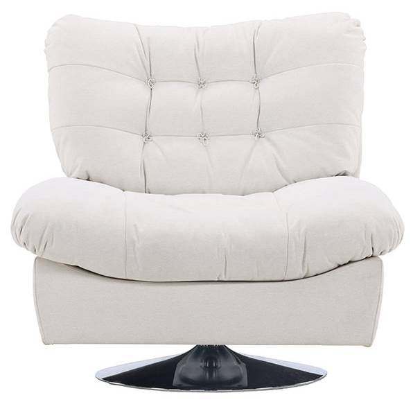 Sessel Florens Weiß - Holz teilmassiv - 105 x 108 x 104 cm