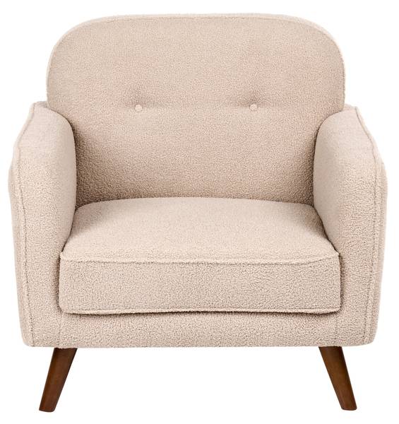 Sessel ETTRUM Beige - Braun - Naturfaser - 87 x 87 x 84 cm