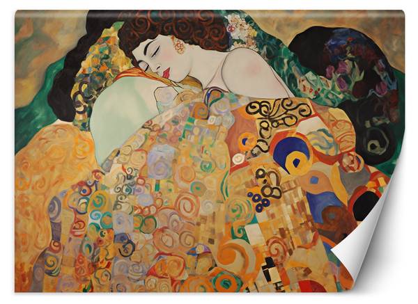 Fototapete Porträt einer Frau G. Klimt 100 x 70 cm