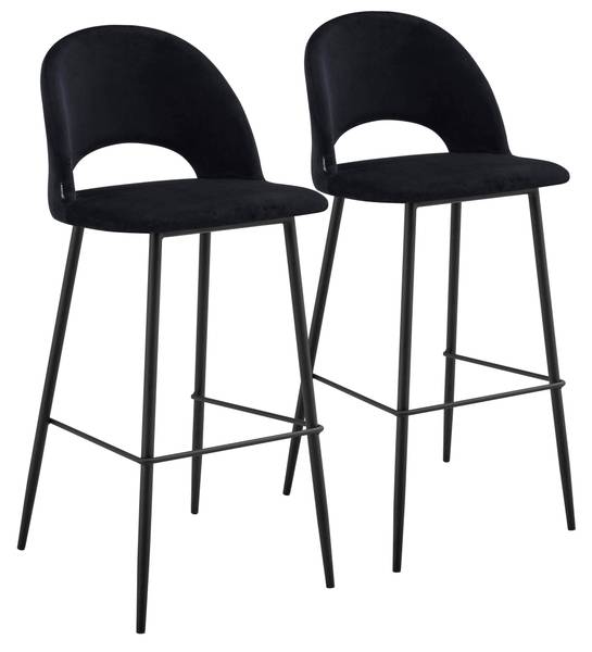 2 Barhocker Lou Schwarz
