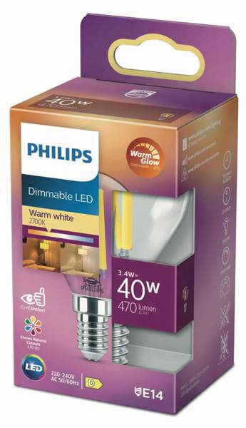 Leuchtmittel LED EyeComfort Klarglas - 3 x 8 x 3 cm