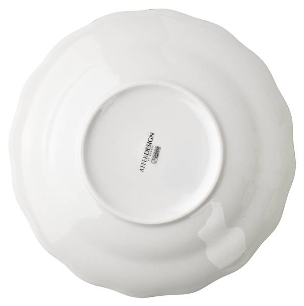 Suppenteller MOLLIE Grün - Fine Bone China - Porzellan - 23 x 5 x 5 cm