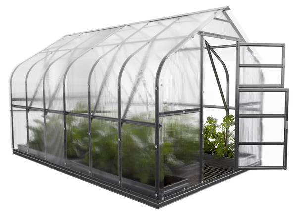 KLASIKA STANDART PREMIUM 10m² Silber - Metall - 250 x 245 x 400 cm