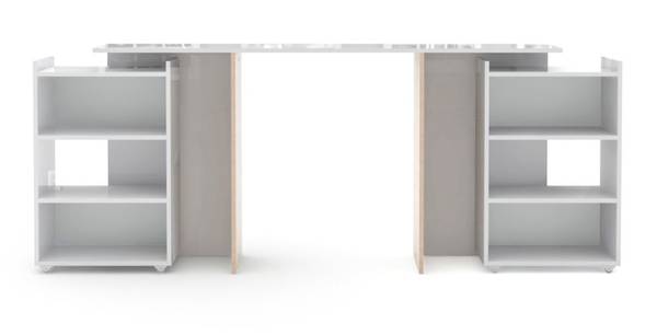 Kopfende Nada Hochglanz Cremeweiß - Weiß