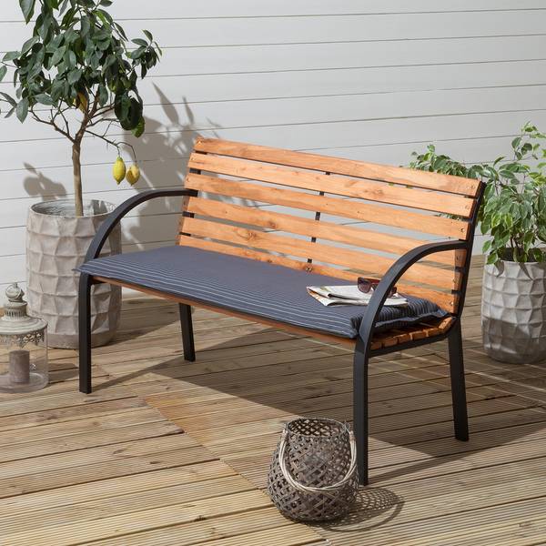 Panca da giardino Triest Legno massello