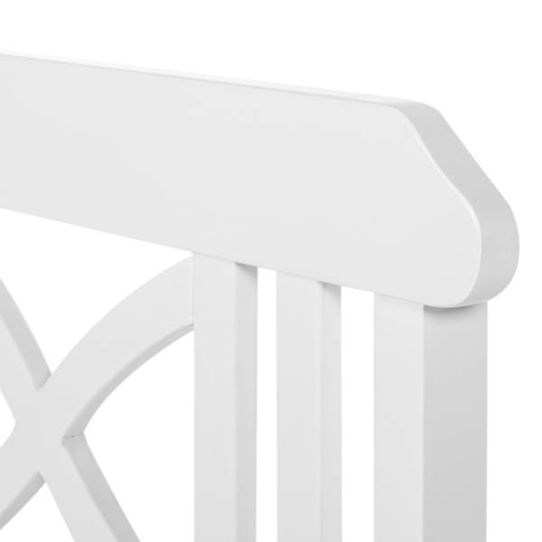 Sedia da giardino Eternal I Legno massello di acacia - Bianco