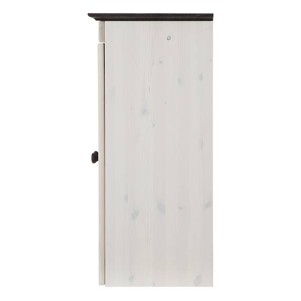 Hängeschrank Senna I Kiefer massiv - Weiß / Havanna