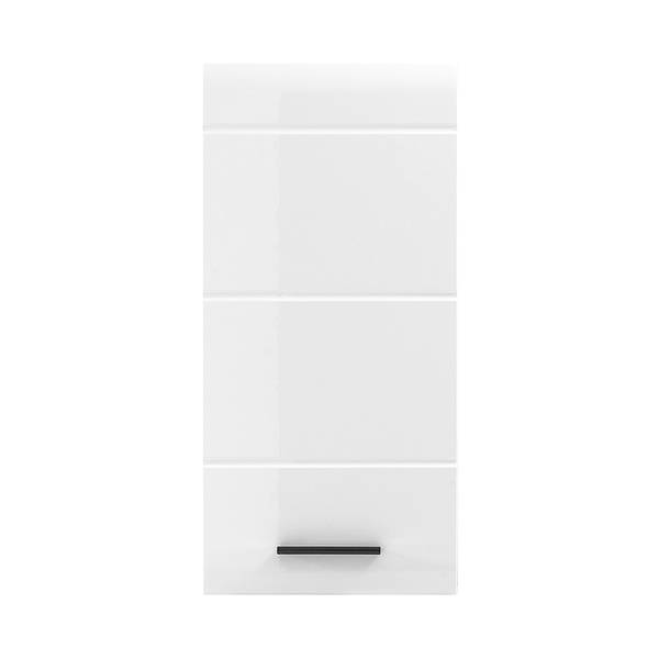 Hängeschrank Storm Weiß / Hochglanz Weiß - Hochglanz Weiß / Weiß