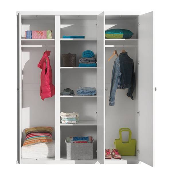 Kleiderschrank Robin (3-trg.) Weiß