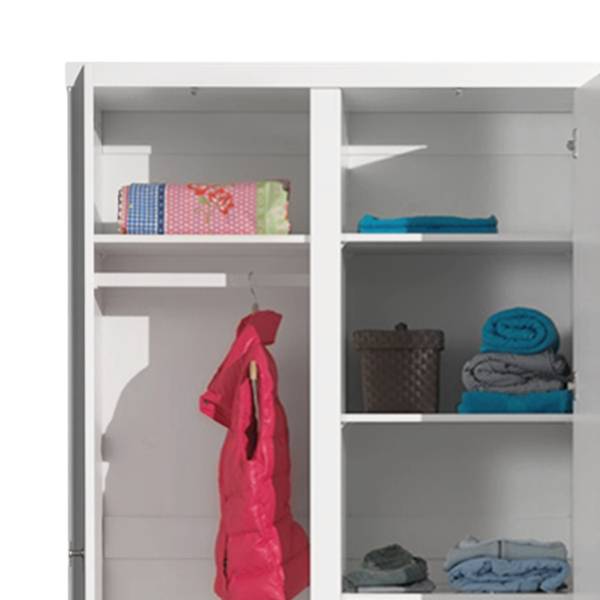 Kleiderschrank Robin (3-trg.) Weiß