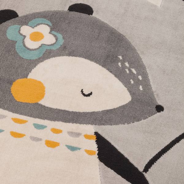 Kinderteppich Canvas II Mischgewebe - Taupe - Taupe