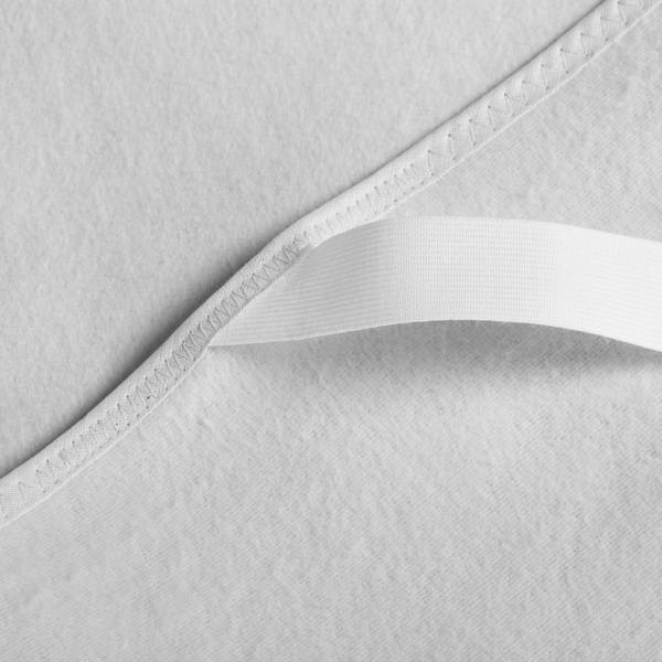 Matratzen-Auflage Premium Baumwolle/atmungsaktive PET Membrane - Weiß - 90x190 cm