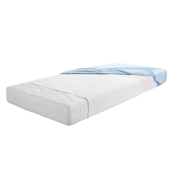 Matratzen-Querauflage Wasserdicht Baumwollstoff - Weiß - 75 x 150 cm