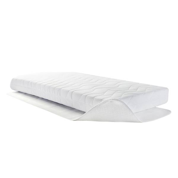 Matratzen-Unterlage Noppen Polyester/Acryl-Latex Noppen - Weiß - 90x200 cm