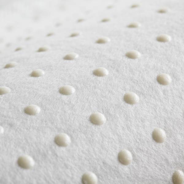 Matratzen-Unterlage Noppen Polyester/Acryl-Latex Noppen - Weiß - 90x200 cm