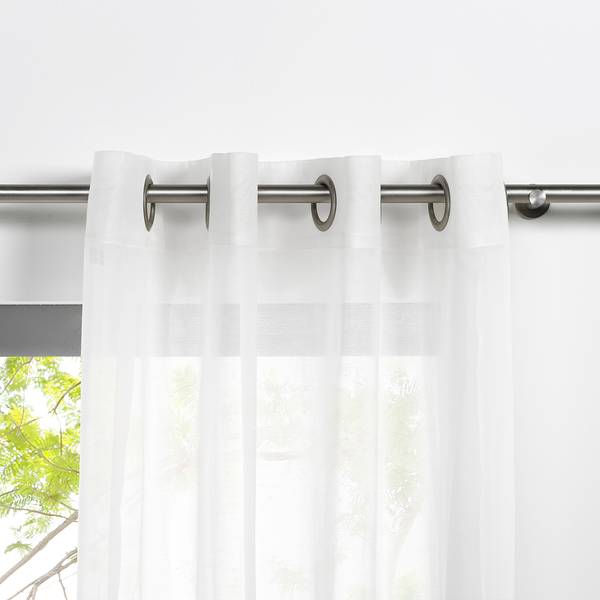 Ösenschal Pure Polyester - Weiß - 135 x 245 cm