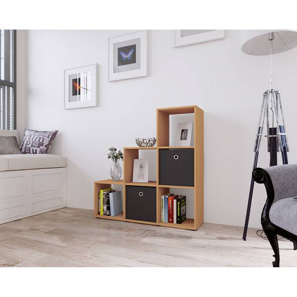 Stufenregal Nitas Braun - Buche - 108 x 105 x 29 cm