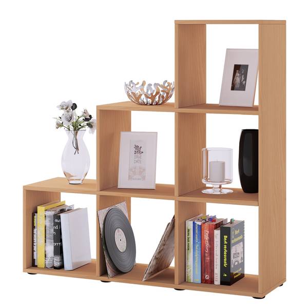 Stufenregal Nitas Braun - Buche - 108 x 105 x 29 cm