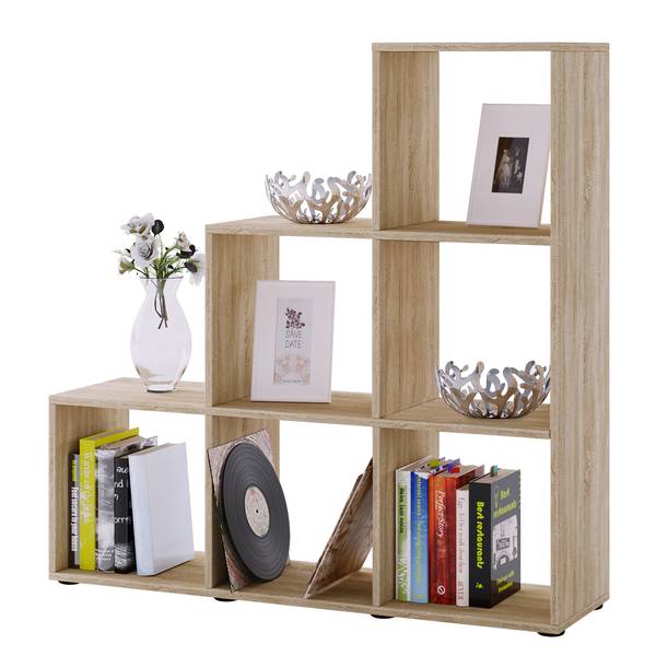 Stufenregal Nitas Braun - Eiche - 108 x 105 x 29 cm