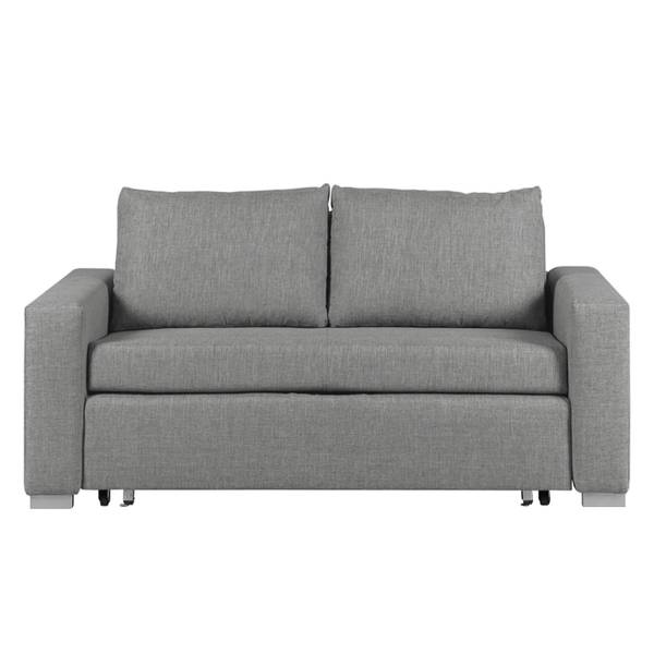 Schlafsofa LATINA Basic Stoff Doran: Grau - Breite: 193 cm