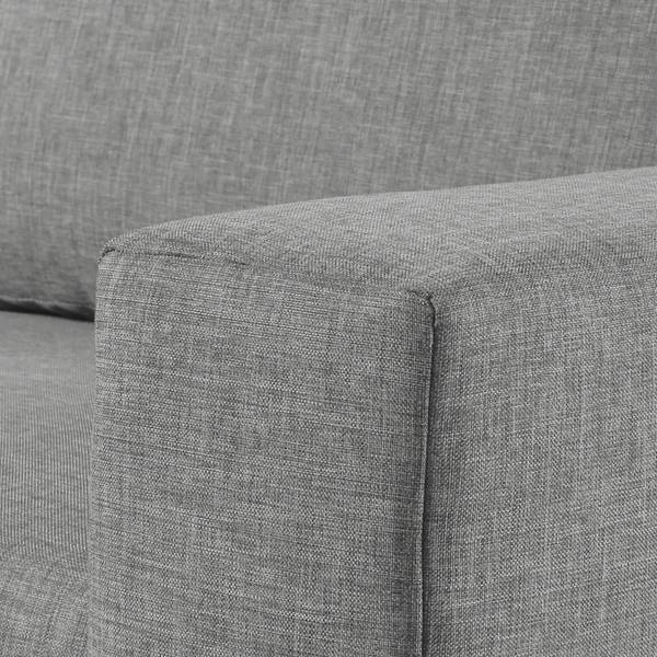 Schlafsofa LATINA Basic Stoff Doran: Grau - Breite: 193 cm